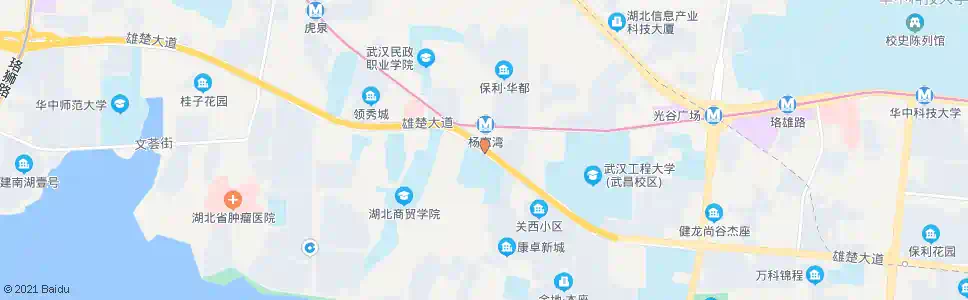 武汉雄楚大道brt楚平路站_公交站地图_武汉公交_妙搜公交查询2025