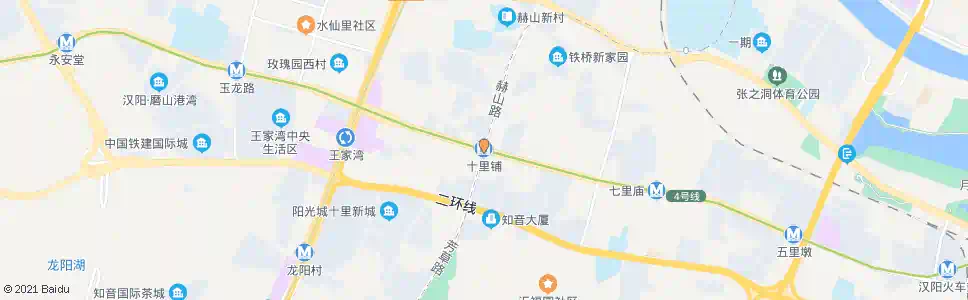 武汉十里铺站_公交站地图_武汉公交_妙搜公交查询2025