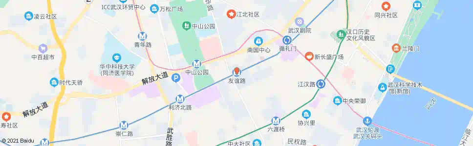 武汉友谊路站_公交站地图_武汉公交_妙搜公交查询2025