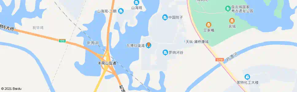 武汉甲宝山路万博玖珑湾_公交站地图_武汉公交_妙搜公交查询2025