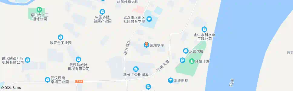 武汉薇湖西路薇湖水岸_公交站地图_武汉公交_妙搜公交查询2025