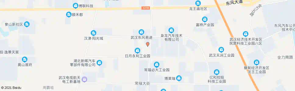 武汉常福_公交站地图_武汉公交_妙搜公交查询2025