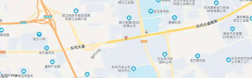 武汉东风大道全力村_公交站地图_武汉公交_妙搜公交查询2025