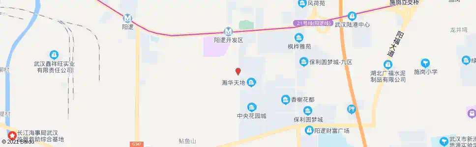 武汉余泊南路瀚华天地_公交站地图_武汉公交_妙搜公交查询2025