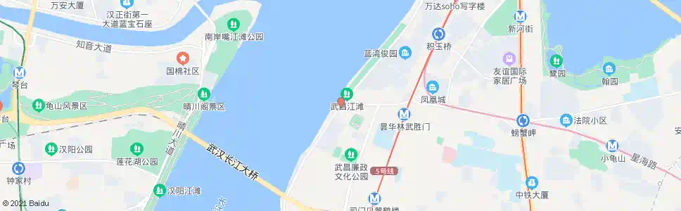 武汉临江大道大堤口_公交站地图_武汉公交_妙搜公交查询2025