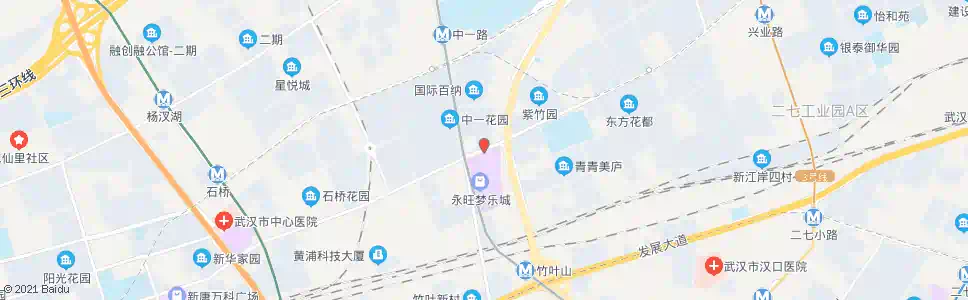 武汉兴业路日月星辰小区_公交站地图_武汉公交_妙搜公交查询2025