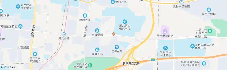 武汉高新二路湖口_公交站地图_武汉公交_妙搜公交查询2025