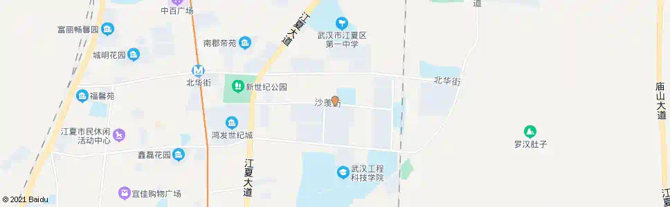武汉沙羡街齐心小学_公交站地图_武汉公交_妙搜公交查询2025