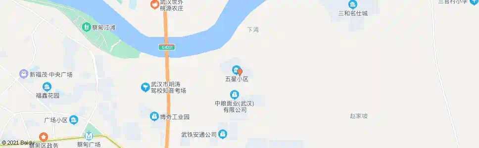 武汉凤凰路五星社区_公交站地图_武汉公交_妙搜公交查询2025