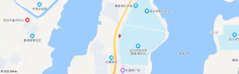 武汉黄家湖西路武科大_公交站地图_武汉公交_妙搜公交查询2025