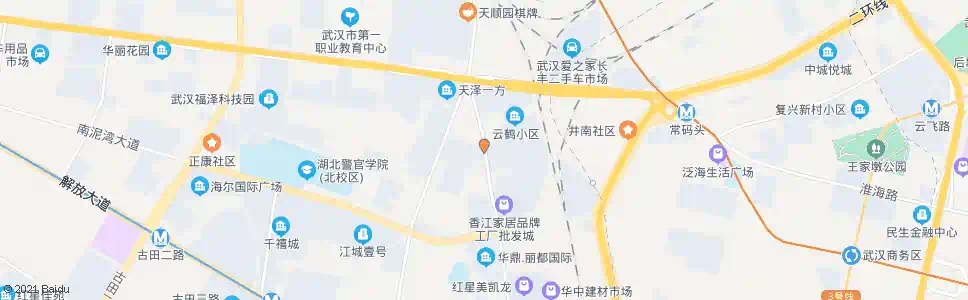 武汉汉西三路云鹤一村_公交站地图_武汉公交_妙搜公交查询2025