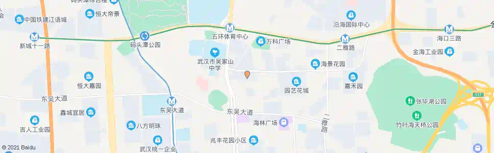 武汉吴中街闷家湖_公交站地图_武汉公交_妙搜公交查询2025