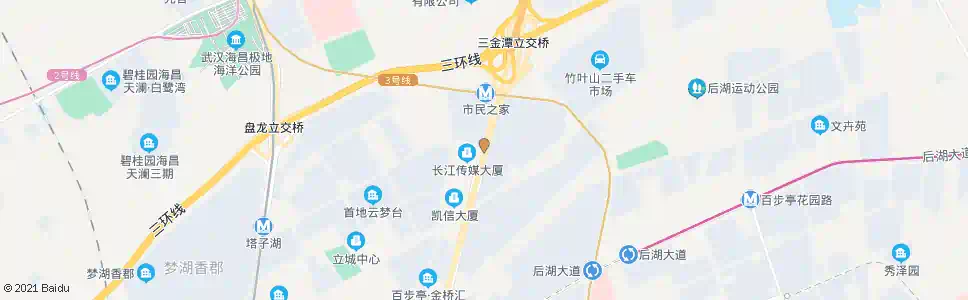 武汉金桥大道武汉市民之家_公交站地图_武汉公交_妙搜公交查询2025