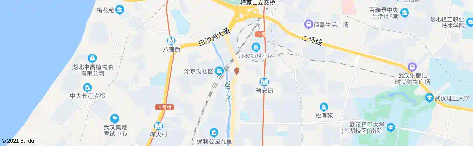 武汉南湖路长虹桥_公交站地图_武汉公交_妙搜公交查询2025