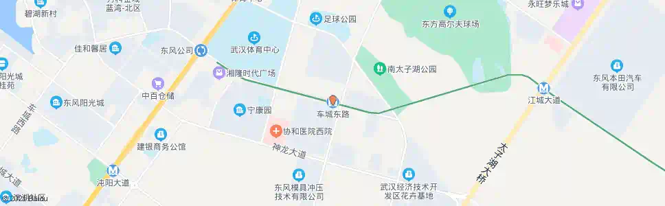 武汉车城东路地铁车城东路站_公交站地图_武汉公交_妙搜公交查询2025