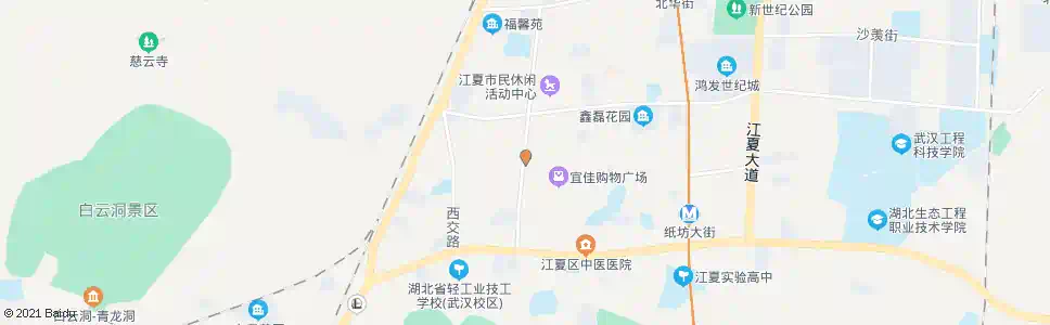 武汉中百仓储江夏店_公交站地图_武汉公交_妙搜公交查询2025