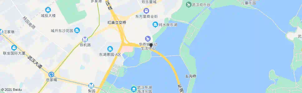武汉东湖隧道银杏原路_公交站地图_武汉公交_妙搜公交查询2025