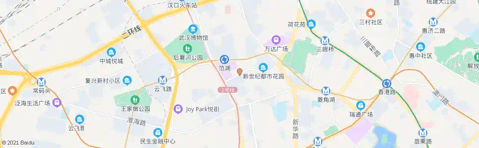 武汉马场角路北湖小路_公交站地图_武汉公交_妙搜公交查询2025
