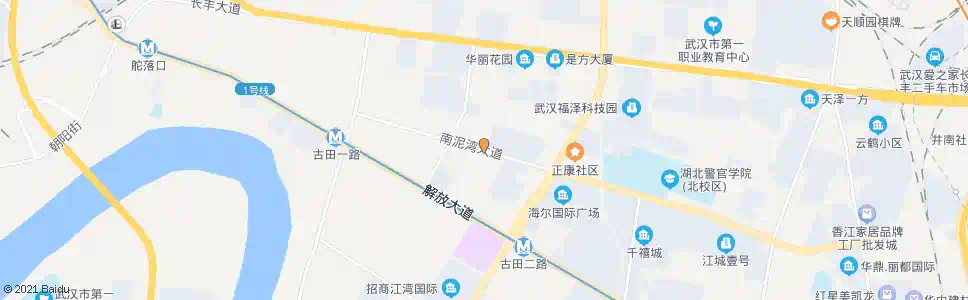 武汉丰盛路南泥湾大道口_公交站地图_武汉公交_妙搜公交查询2025