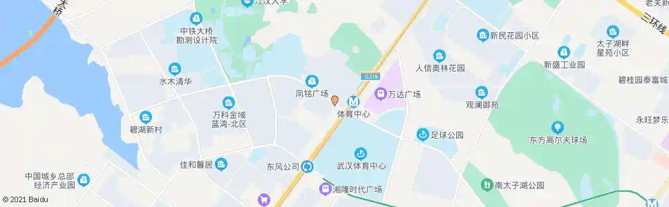 武汉三角湖路新东风一路_公交站地图_武汉公交_妙搜公交查询2025