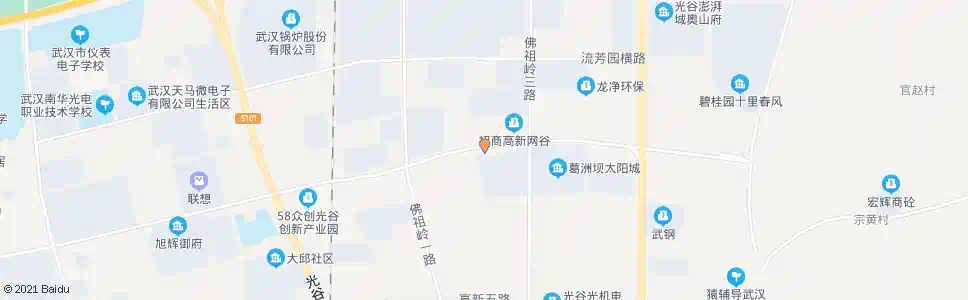 武汉高新四路佛祖岭二路_公交站地图_武汉公交_妙搜公交查询2025