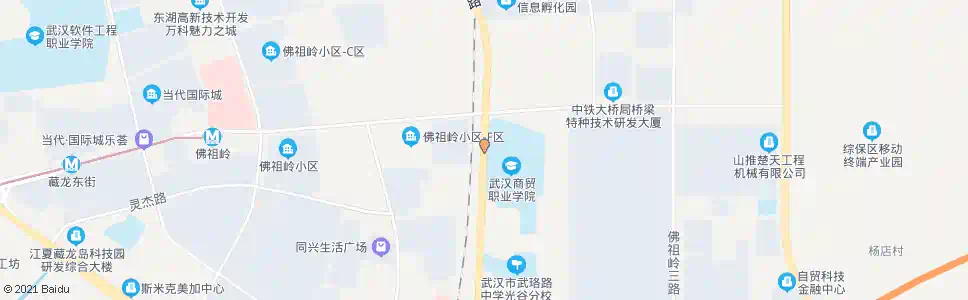 武汉光谷二路商贸职业学院_公交站地图_武汉公交_妙搜公交查询2025