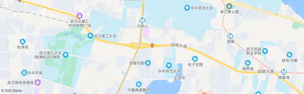 武汉雄楚大道幸福路_公交站地图_武汉公交_妙搜公交查询2025