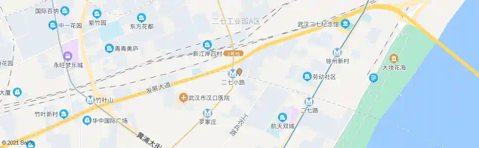武汉二七路建设大道路口_公交站地图_武汉公交_妙搜公交查询2025