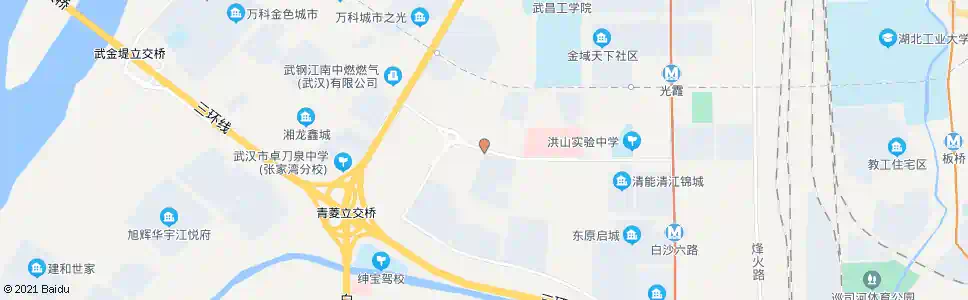 武汉白沙四路华润紫云府_公交站地图_武汉公交_妙搜公交查询2025