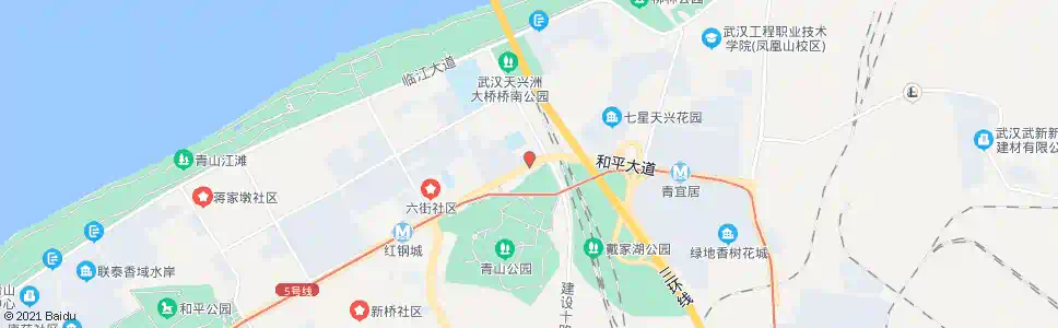 武汉和平大道建设十路_公交站地图_武汉公交_妙搜公交查询2025
