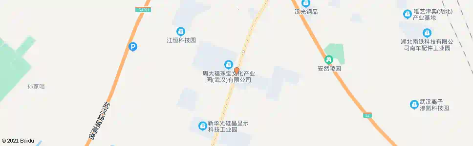 武汉川龙大道周大福产业园_公交站地图_武汉公交_妙搜公交查询2025