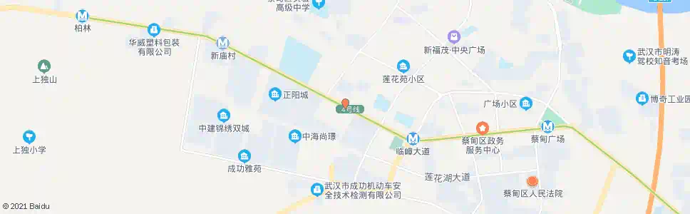 武汉蔡甸大街教育局_公交站地图_武汉公交_妙搜公交查询2025