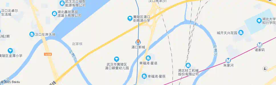 武汉滠口新城站_公交站地图_武汉公交_妙搜公交查询2025