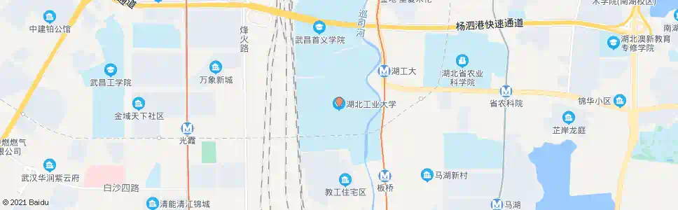 武汉工业学院站_公交站地图_武汉公交_妙搜公交查询2025