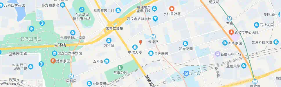 武汉新湾一路常青五路口_公交站地图_武汉公交_妙搜公交查询2025