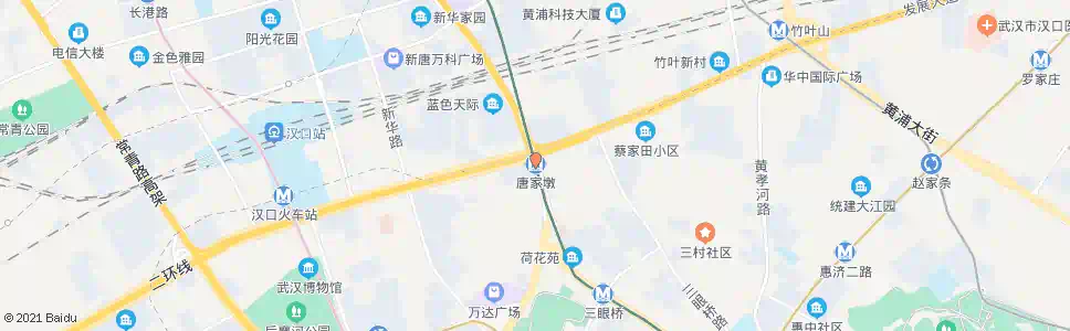 武汉唐家墩站_公交站地图_武汉公交_妙搜公交查询2025