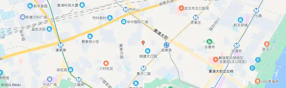 武汉江大路九万方_公交站地图_武汉公交_妙搜公交查询2025