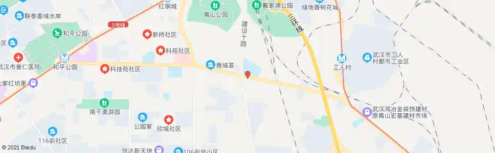 武汉冶金大道二轻学校_公交站地图_武汉公交_妙搜公交查询2025