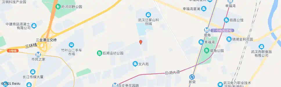 武汉百步亭路十大家_公交站地图_武汉公交_妙搜公交查询2025