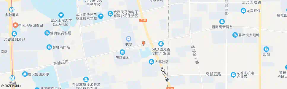 武汉高新四路光谷二路_公交站地图_武汉公交_妙搜公交查询2025