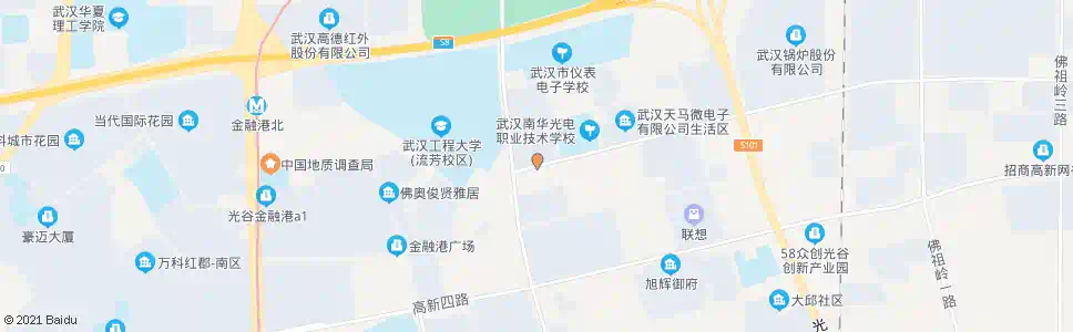 武汉流芳园横路光谷一路_公交站地图_武汉公交_妙搜公交查询2025