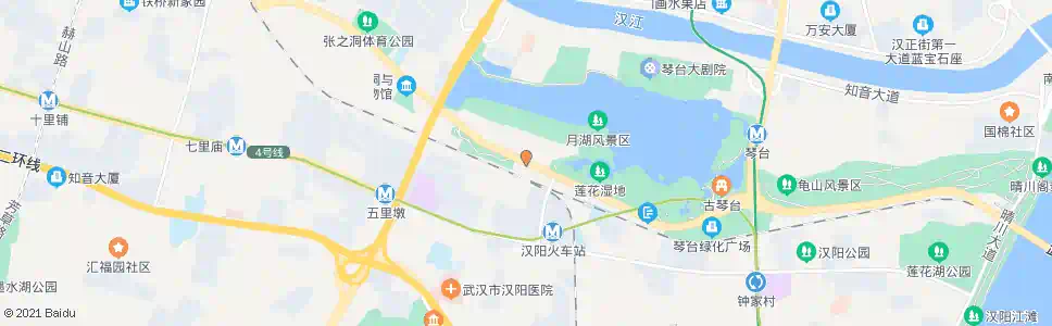 武汉琴台大道梅子山_公交站地图_武汉公交_妙搜公交查询2025
