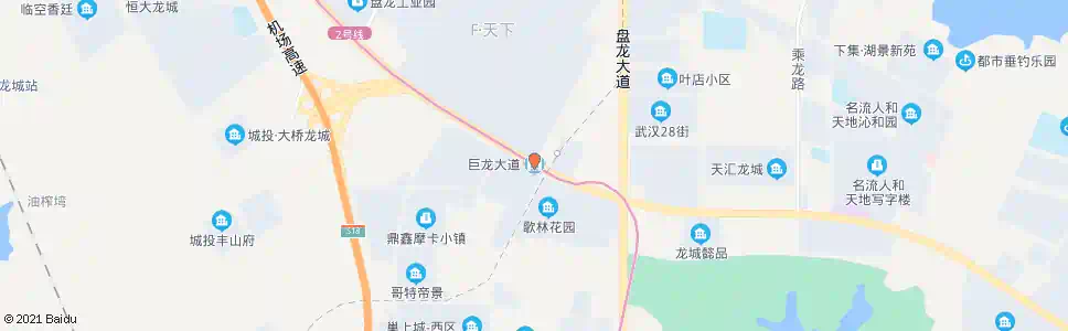 武汉巨龙大道站_公交站地图_武汉公交_妙搜公交查询2025