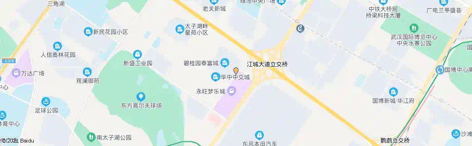 武汉蔷薇路永旺梦乐城_公交站地图_武汉公交_妙搜公交查询2025