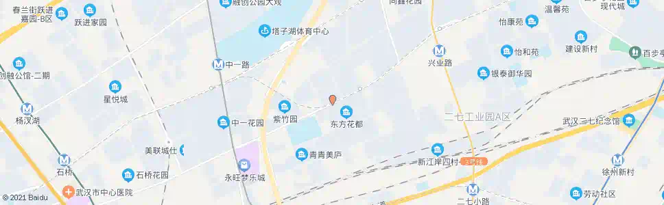 武汉兴业路东方社区_公交站地图_武汉公交_妙搜公交查询2025