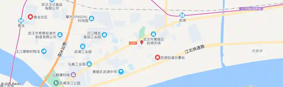 武汉武湖正街汉施公路口_公交站地图_武汉公交_妙搜公交查询2025