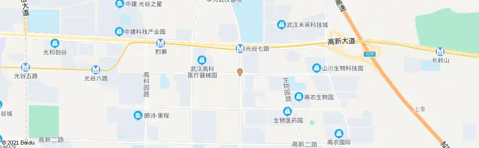 武汉神墩一路光谷七路_公交站地图_武汉公交_妙搜公交查询2025