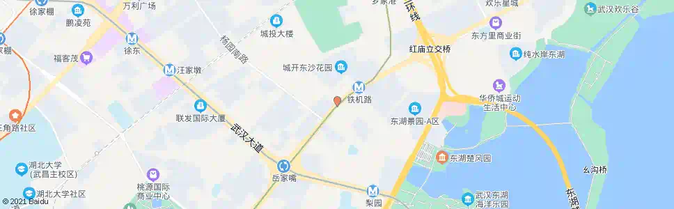 武汉欢乐大道岳家嘴_公交站地图_武汉公交_妙搜公交查询2025