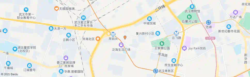 武汉振兴路淮海路_公交站地图_武汉公交_妙搜公交查询2025