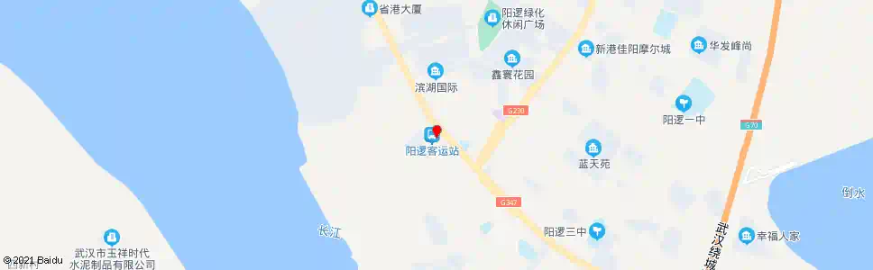 武汉平江大道阳逻客运站_公交站地图_武汉公交_妙搜公交查询2025